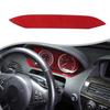 Red Soft Carbon Trument Lower Trim Sticker For BMW 6 Series E63 E64 2004-10