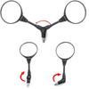 2pcs 8mm/10mm Motorcycle Rearview Mirrors Universal For Honda XR250 CRM250 CRF250 Yamaha XT200 Duiker 225 Kawasaki KLX250 KL250