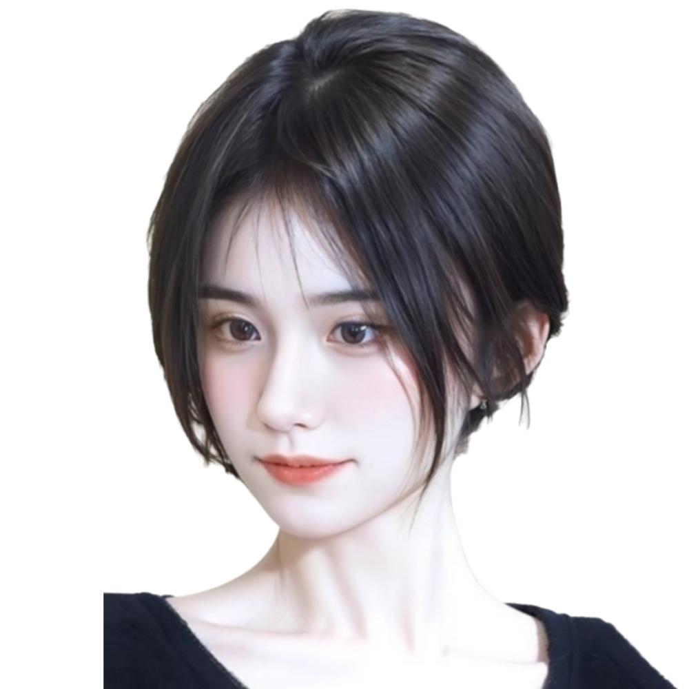 Clip In Hair Toppers Wigs with Bangs Hair Extension Fringe Hair Pieces  Hair Loss