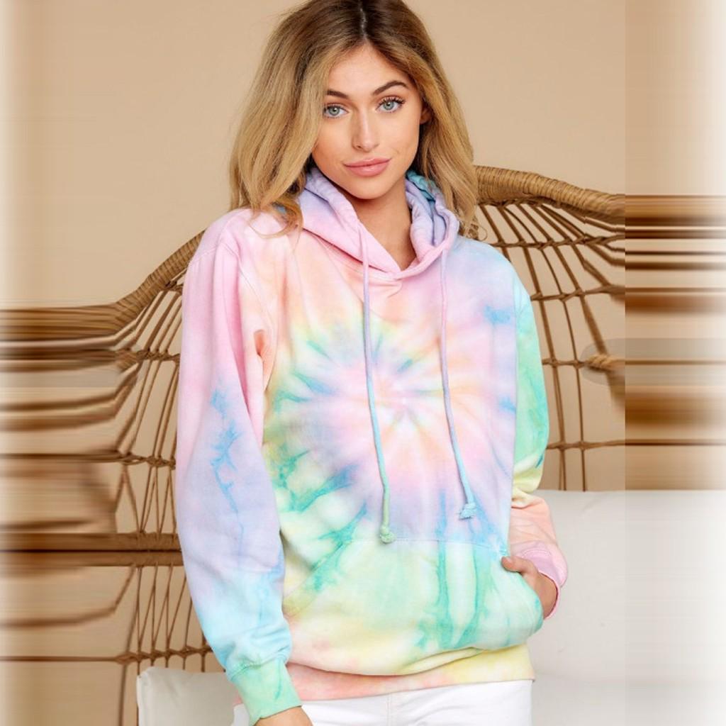 Women's SweaterCasual Loose Tie-dyed Hoodie Home Long Sleeve
