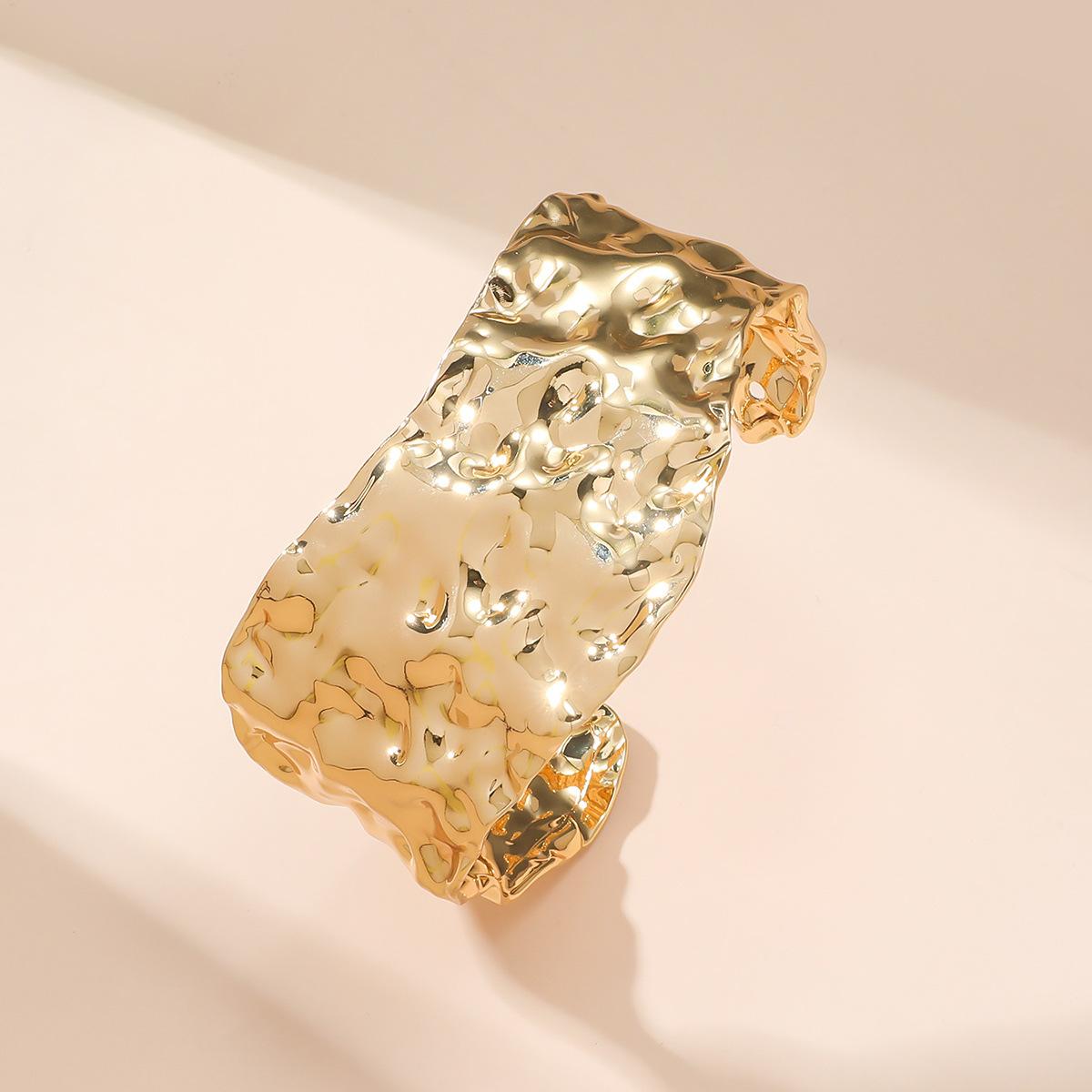 

JMXD-Punk Wind Heavy Industry Нерегулярный браслет с водной рябью Персонализированный дизайн Чувство Текстуры Регулируемые аксессуары для рук