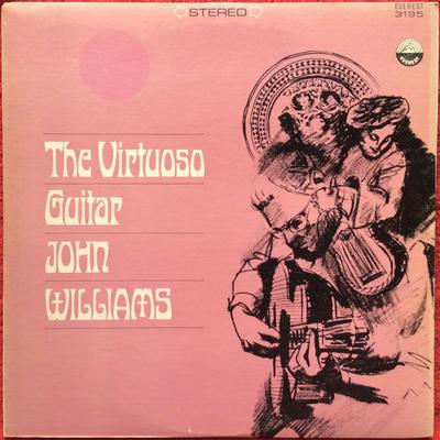 LP Record JOHN WILLIAMS (7) - The Virtuoso Guitar 3195 Everest 1970 US Classical Used