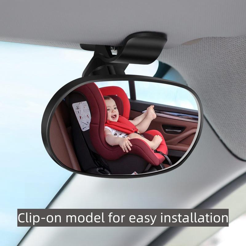 Car baby observation mirror rear child seat blind spot mirror large field of vision reversing auxiliary mirror tricycle wide ang
