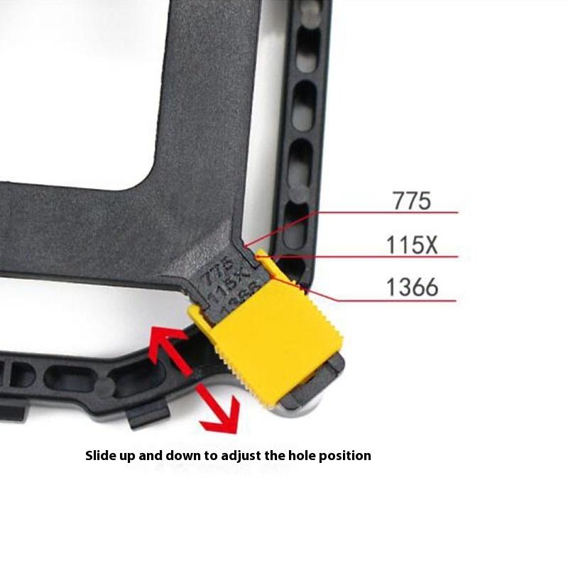 1 Set Diy Accessories Intel Multifunctional Cpu Heat Sink Base Bracket Suitable For 1150/1151/1155/1156/1366/2011