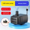 Quiet 5V USB Small Submersible Water Pump for Aquariums with Efficient Bottom Suction to Remove Sediment Ensuring Quiet Operations