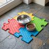 Silicone Pet Lick Mat Suction Cup Bottom Cat Lick Pad Reusable Pet Feeding Mat  Food Use
