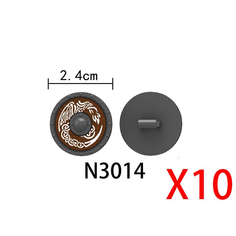 Mittelalterliche Militärburg Ritter Bausteine Reitpferd Wolf Bär Elefant Tier Weste Waffe Fahne Sattel Spielzeug Ziegelstein Geschenk A06
