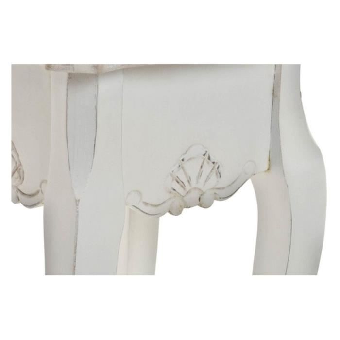 Side Table - Versailles - Wood - White