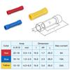 GTIWUNG 200-Piece Insulated Crimp Terminal Set, Crimp Connector Terminals, Splice Kit, Wiring Connection Connector Crimp Sleeves