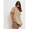 Women's Spring and Summer Solid Colour Short Sleeve Loose T-shirt