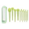 12pcs Makeup Brush Set With Bag Face Eye Foundation Blending Contour Powder Cosmetic Tools