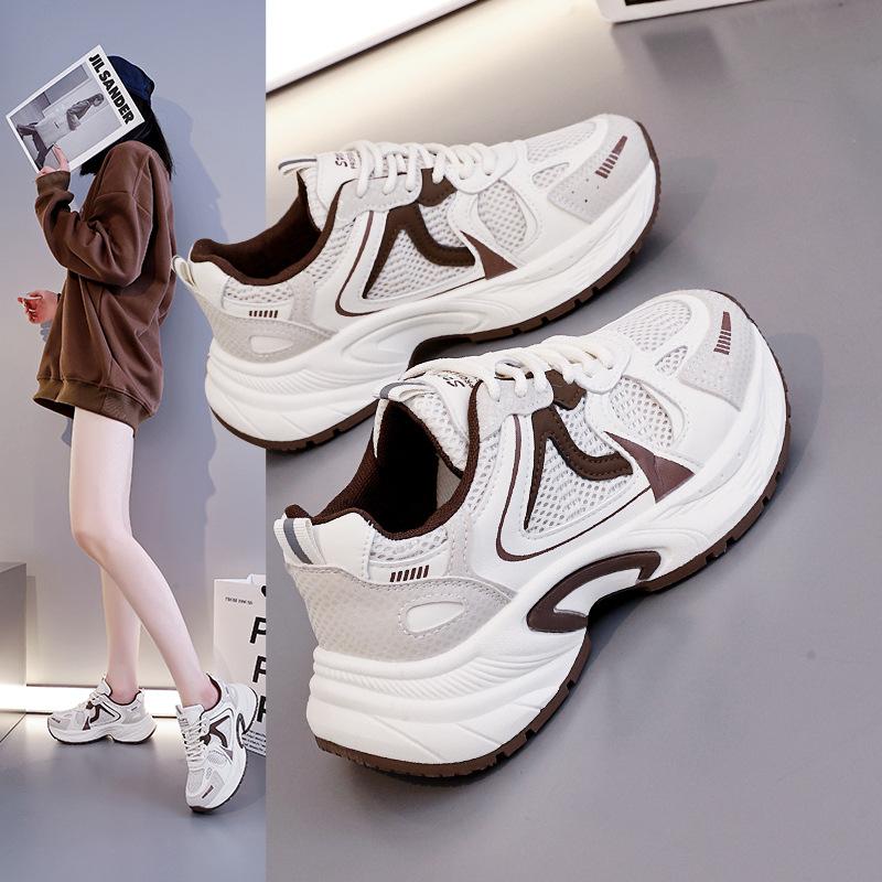 Platform dad shoes women's 2025 new spring and autumn height increase versatile popular casual sports shoes children's tide 2112