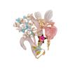 Fairy Pin Brooch With Pearl And Alloy For Women And Men Decorative Accessory Gift
