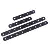 4pcs Stainless Steel Brace Flat Metal Brackets Straight Brackets Mending Repair Plate Fixing Joining For Furniture Corner