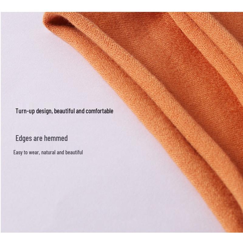 Unisex Strick-Nackenschal Snood Pullover für Frühling & Herbst - Einfarbige, Kälteschutz, Vielseitig