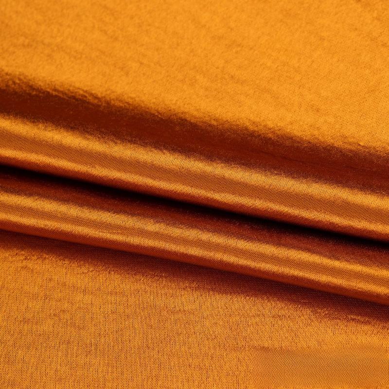 Chinese Style Lustrous Acetic Acid Gold Lustrous Satin Fabric Water Light Satin Natural Pleated Texture Drape Fabric Textile