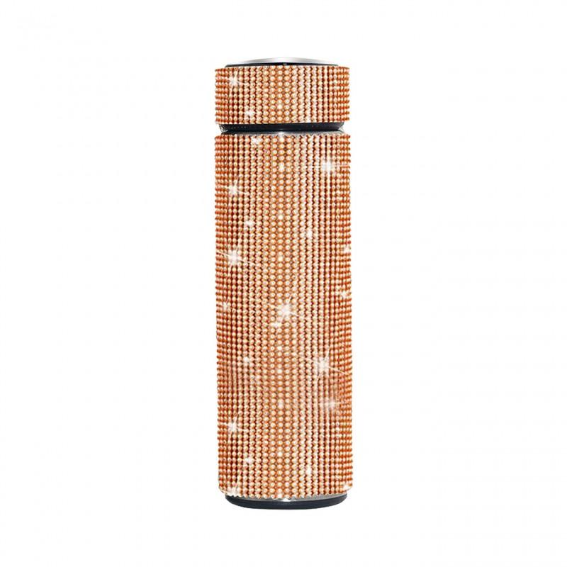 500ml Stainless Steel Vacuum Insulated Tumbler With LED Temp Display Straight Body Office Cup Business Gift