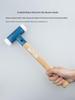 Non-Rebound Large Rubber Mallet - Small Nylon Hammer for Doors & Windows Installation