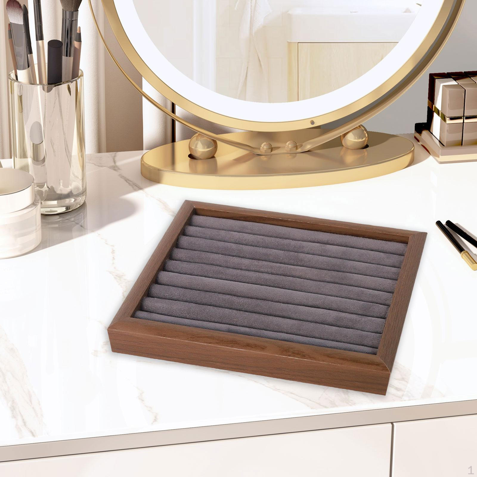 

Display Stand, Jewelry Tray, Velvet Earring Holder, Storage Organizer