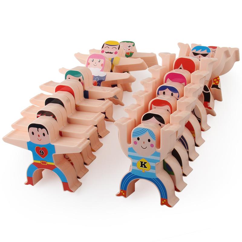 Children'S Hercules Stacking Music Building Block Parent-Child Stacking High Game Balance Stacking Arhat Indoor Decompression Toy