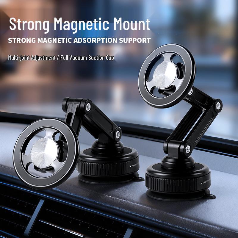 Magnetic Rotating Car Phone Holder with Suction Cup