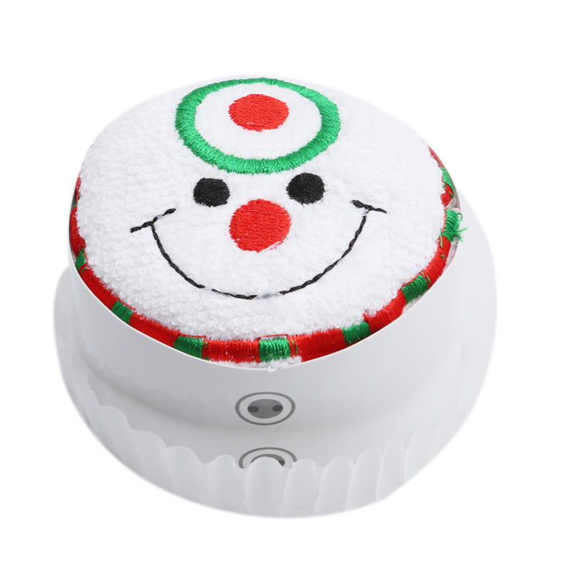 1PC Cute Santa Claus Snowman Christmas Tree Cupcake Towel Baby Shower Washcloths Birthday Party Favors for Guests