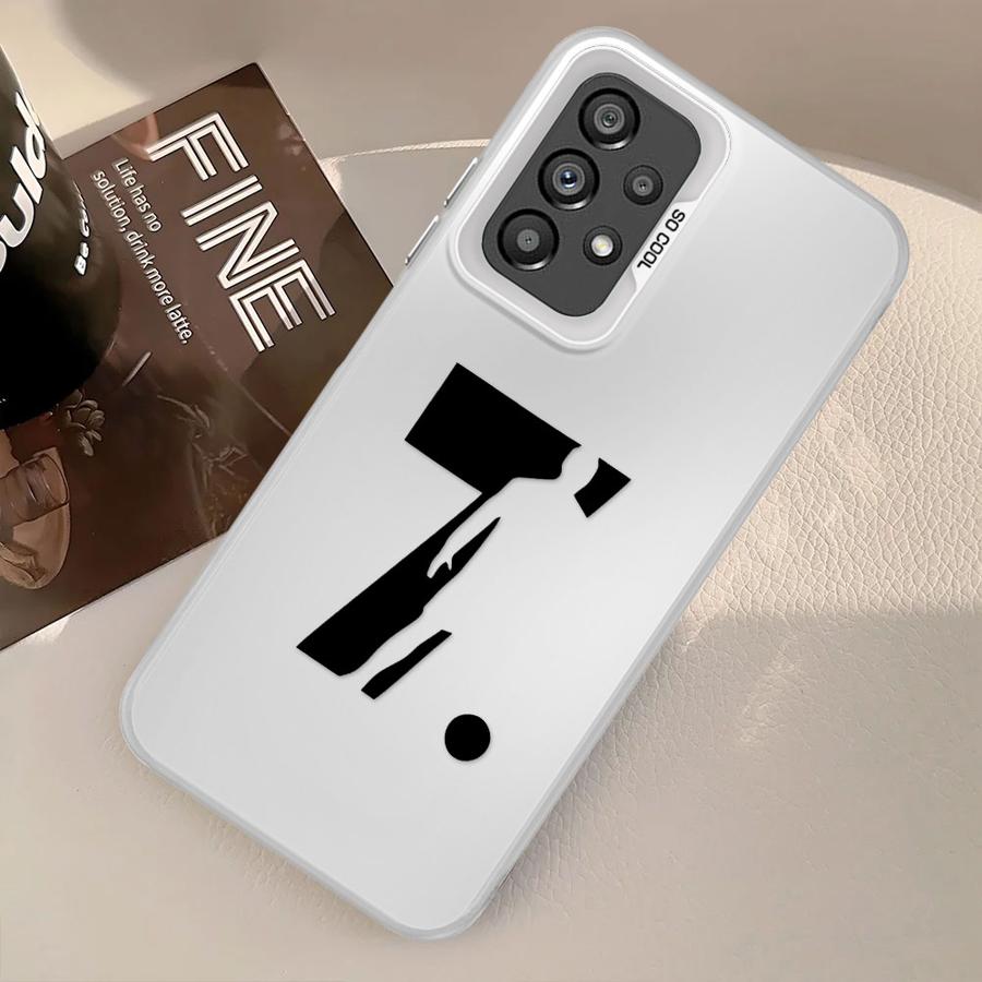 Cartoon Football Number 7 10 Case for Samsung Galaxy A54 A23 A71 A25 A73 A13 A32 A36 A16 A34 A17 A52 A12 A72 A14 A56 Phone Cover