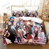Bedding Set Okami-san and Her Seven Companions Boys Girls Twin Queen Size Duvet Cover Pillowcase Bed Kids Adult Home Textiles