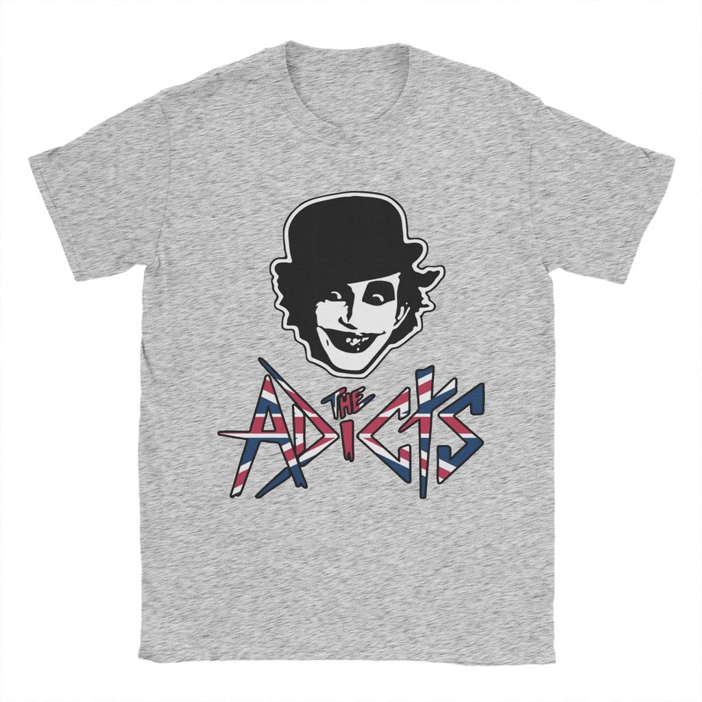Neuheit The Adicts Flagge UK All The Young Droogs T-Shirts für Herren Baumwoll-T-Shirts Kurzarm-T-Shirt Geschenkidee Oberteile