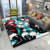 Alfombra 3D de Anime H-Hatsune V-Vocaloid Kawaii Girls para Decoración de Habitación Hogar Niños Regalo Puerta Alfombra para Zona Infantil Felpudo Antideslizante