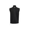 Under Armour Solid Color Half-Zip Slim Fit Vest Men Tops Black 1373408-001