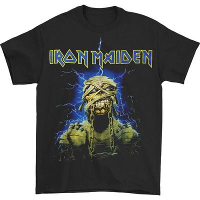 Iron Maiden Powerslave Mumie Kapela Grafický Potisk Léto Podzim Zima Pánské a Dámské Tričko s Krátkým Rukávem Ležérní Volné