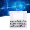 215Pcs Electrolytic Capacitor 0.1uF‑330uF Aluminium 15 Value Assortment Kit for Radio TV