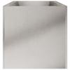 Plant Pot Silver 62x30x29 cm Stainless Steel