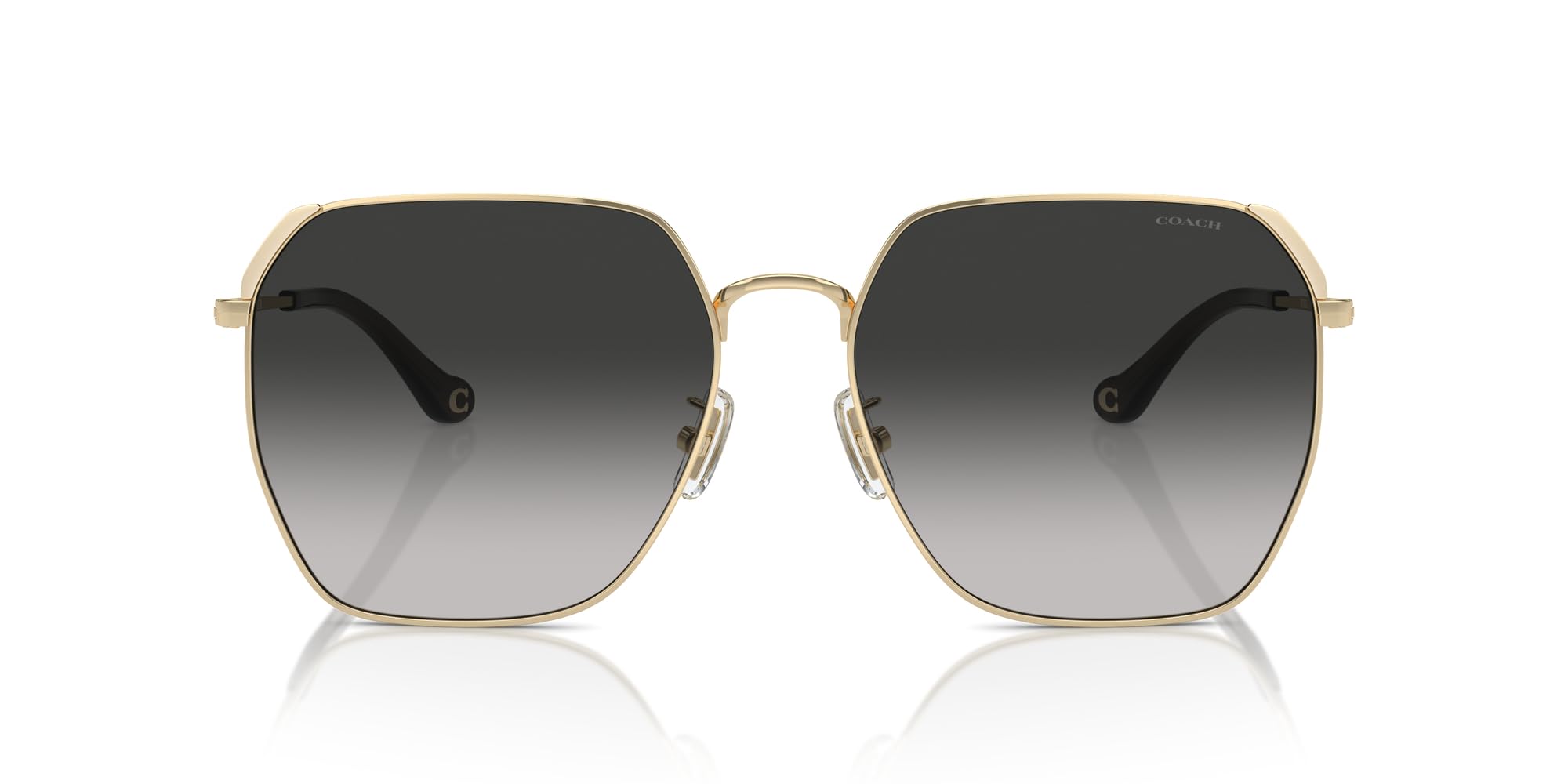 

Coach Солнцезащитные очки HC7165D CR638 БЛЕСТЯЩЕЕ СВЕТЛОЕ ЗОЛОТО 60 Женские