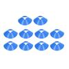 10 PCS 8cm Soccer Disc Cones High Flower Mouth Large Marker Disc Training Corner Obstacle Disc