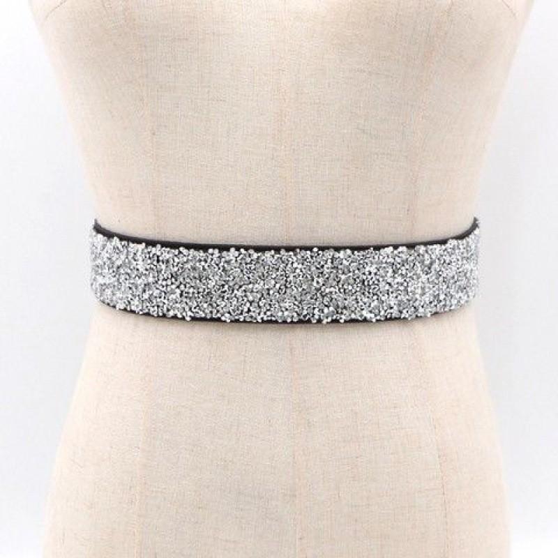 Waistband Rhinestone Stylish For Women Featuring Smooth Closure And Colors Fashionable