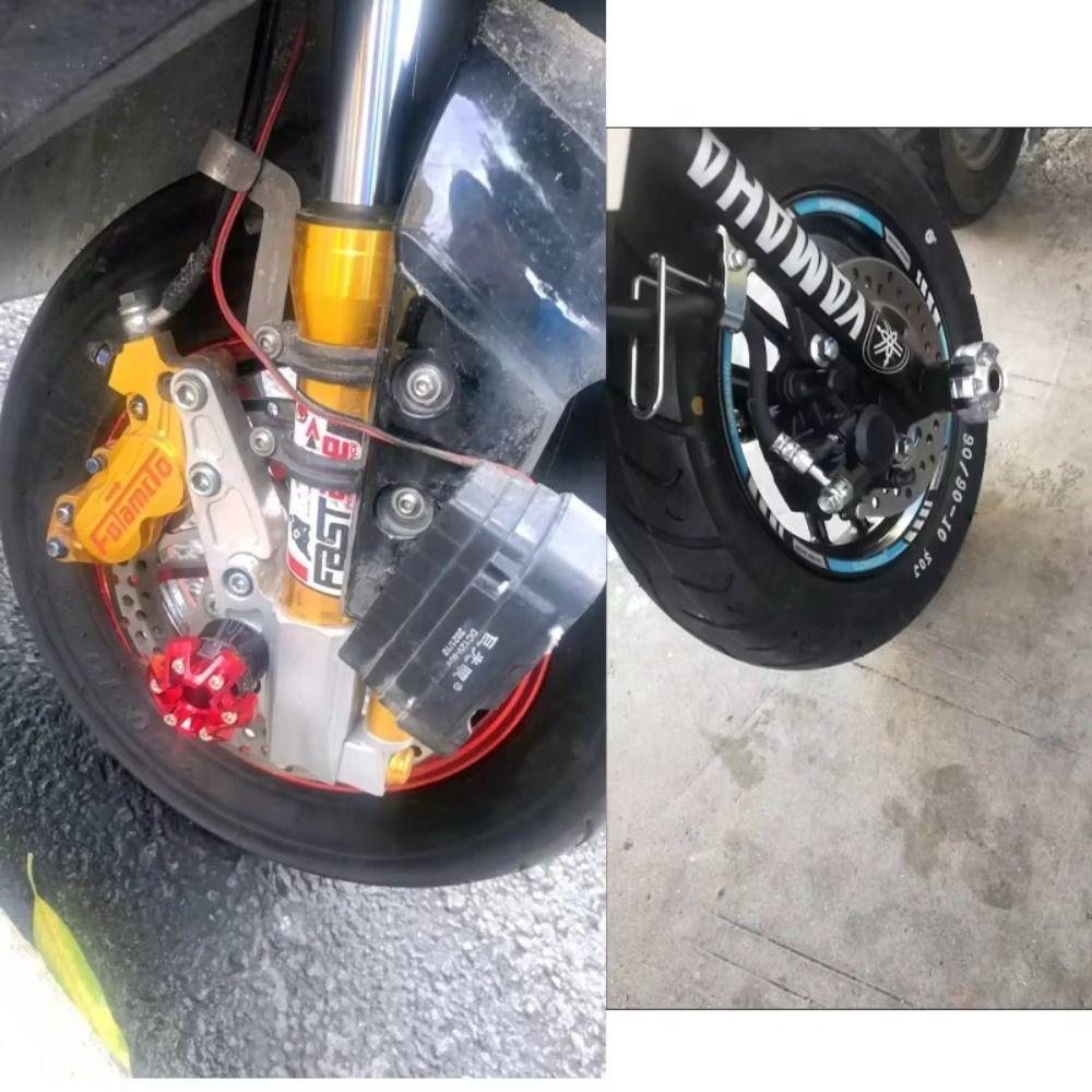 Shock Absorbing Motorcycle Axle Cap Universal Fit Motorcycle Anti-fall Block  Rear Fork