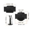 uxcell Plastic Front Fender and Bumper Cover Clips for Toyota 5 Sets