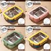Microwave Safe Lunch Box With Dividers For Office Workers And Students In Nordic Style