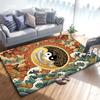 Yin Yang Koi Fish Carpet Rug for Living Room Bedroom Home Sofa Decoration,Kids play Non-slip Floor Mat