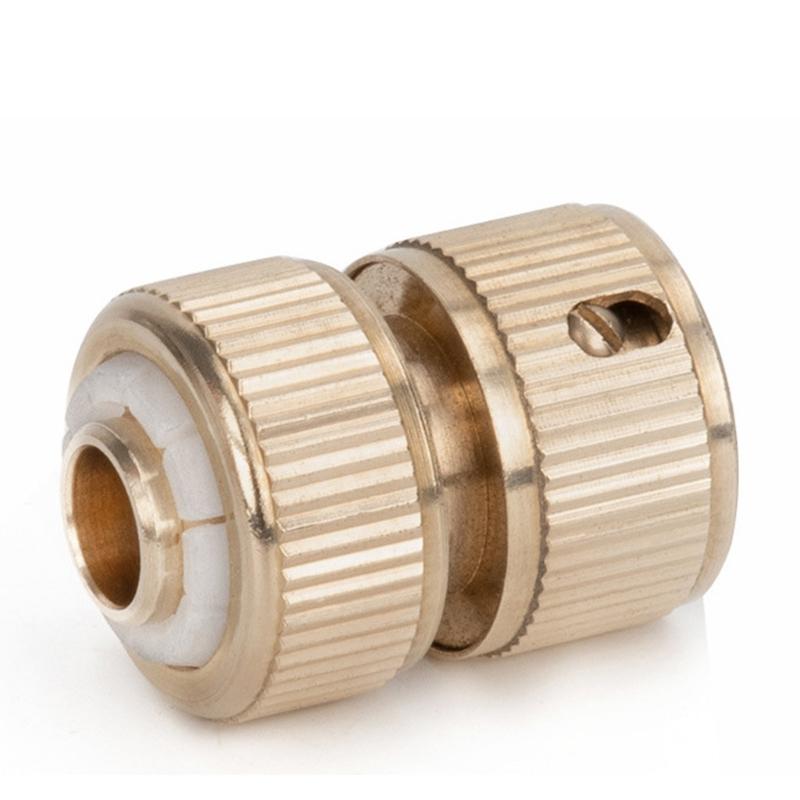 High Pressure Brass Water Hose Adapter Multiple Size Compatible Quick Release Coupler For Outdoor Faucet Pipe Connection
