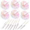 Tropical Cake & Cocktail Decoration Set: Coconut Tree, Umbrella, Insert Cards