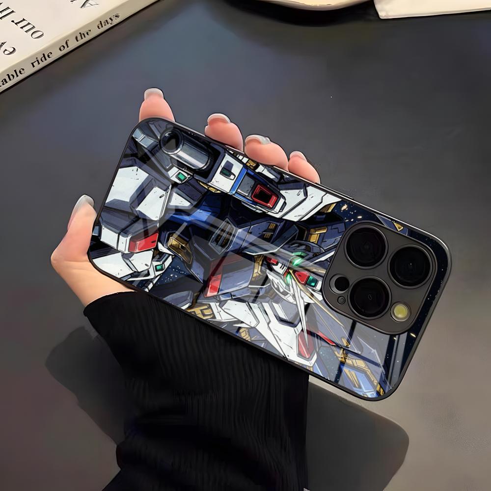 Anime Cool G-GUNDAM Phone Case For IPhone 17 Pro Max 16 15 14 Pro Max 13 11 X Xs Xr 8 7Plus Glass Cover