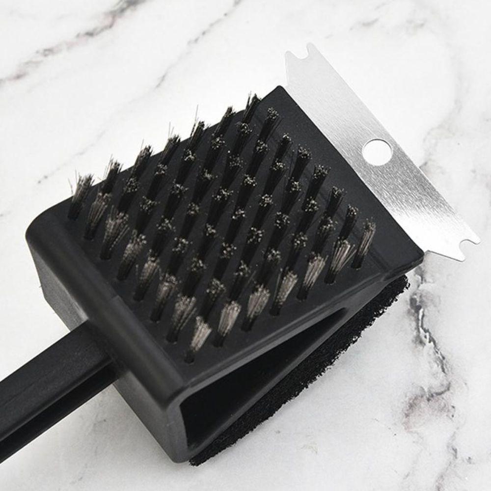 Copper Wire Bristles BBQ Cleaning Brush 3in1 Barbecue Cleaner Cleaning Brush  Outdoor Bbq