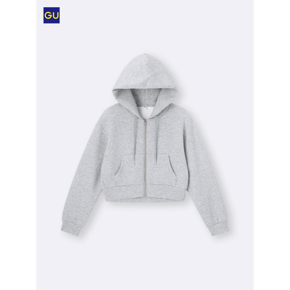 Uniqlo Gu Puff Sweatshirt Full Zip Hoodie