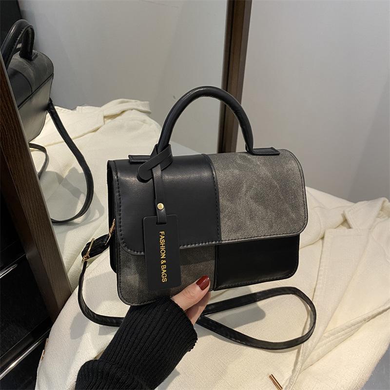 New niche design stylish and simple small square bag trendy bag women's casual messenger bag