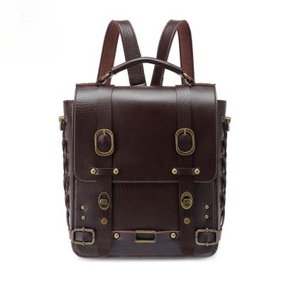 Retro-style Women's Backpack, A Niche Chain Single-shoulder Crossbody Bag