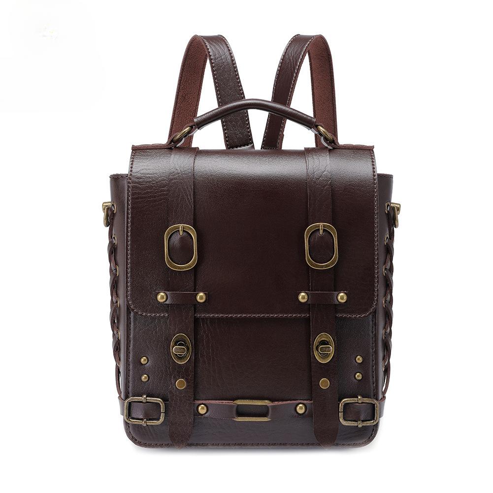

Retro-style Women s Backpack, A Niche Chain Single-shoulder Crossbody Bag
