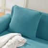 New Design Colors Thick Polar Fleece Sofa Protective Cover Jacquard Solid Printed Pillowcase Cover For Soft Cushion 45x45cm